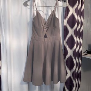 Grey Mini Dress